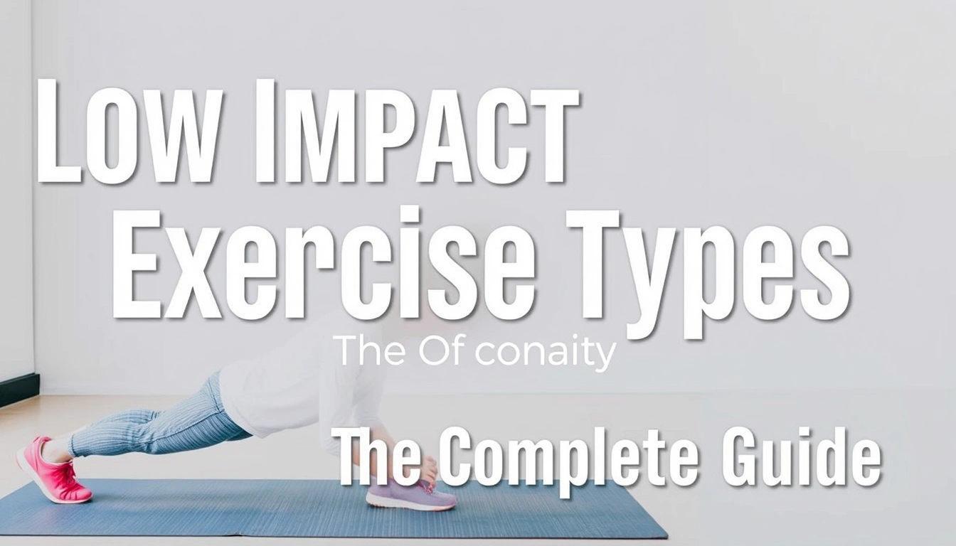 Low-Impact Exercise Types — The Complete Guide